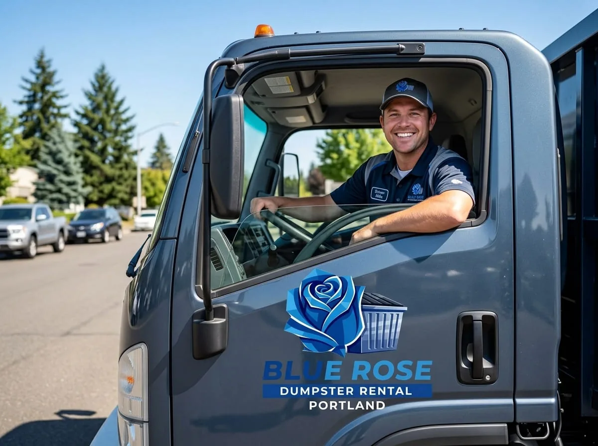 Roll-off dumpster delivered in Lake Oswego, OR